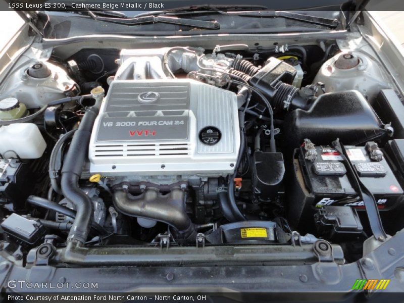 Cashmere Beige Metallic / Black 1999 Lexus ES 300