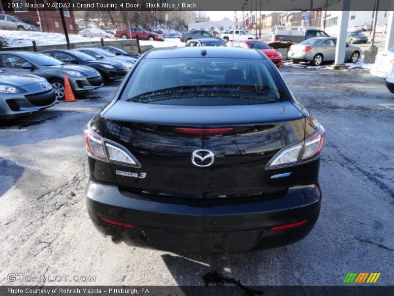 Black Mica / Black 2012 Mazda MAZDA3 i Grand Touring 4 Door