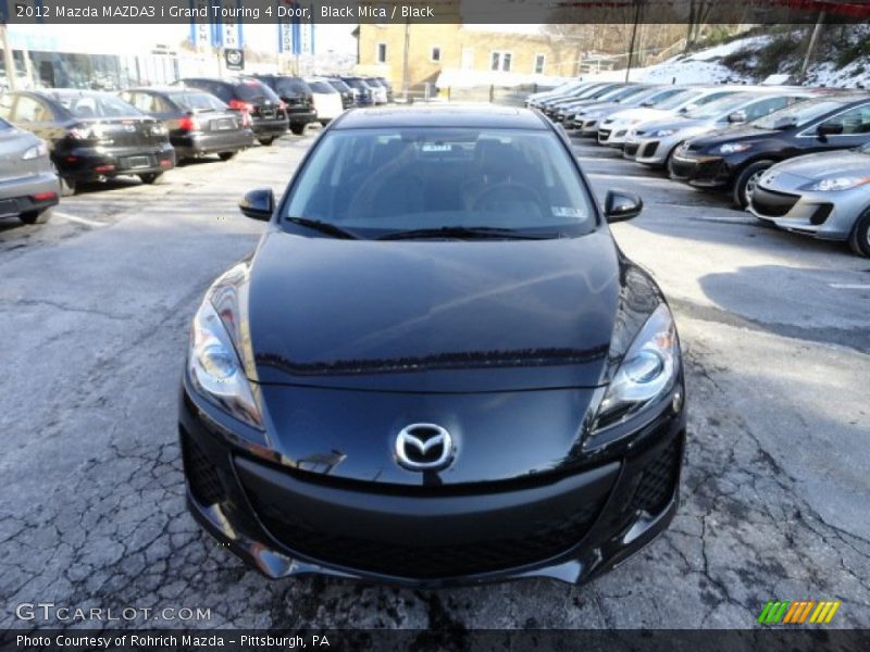 Black Mica / Black 2012 Mazda MAZDA3 i Grand Touring 4 Door