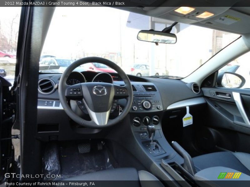 Black Mica / Black 2012 Mazda MAZDA3 i Grand Touring 4 Door