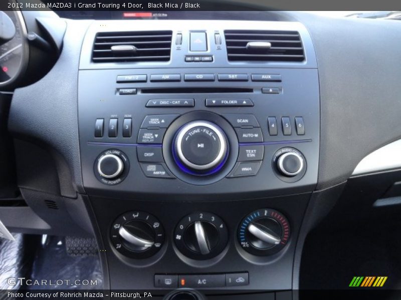 Controls of 2012 MAZDA3 i Grand Touring 4 Door