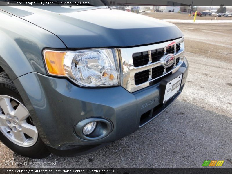 Steel Blue Metallic / Camel 2010 Ford Escape XLT