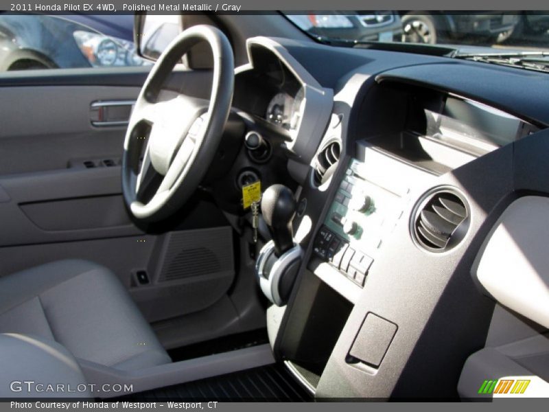 Polished Metal Metallic / Gray 2011 Honda Pilot EX 4WD