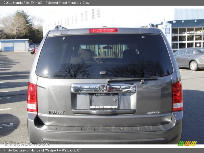 Polished Metal Metallic / Gray 2011 Honda Pilot EX 4WD