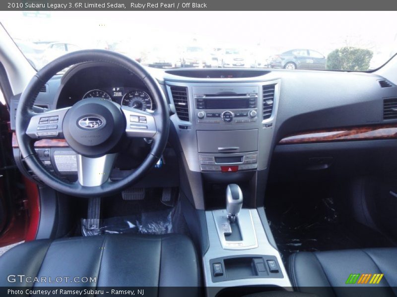 Ruby Red Pearl / Off Black 2010 Subaru Legacy 3.6R Limited Sedan