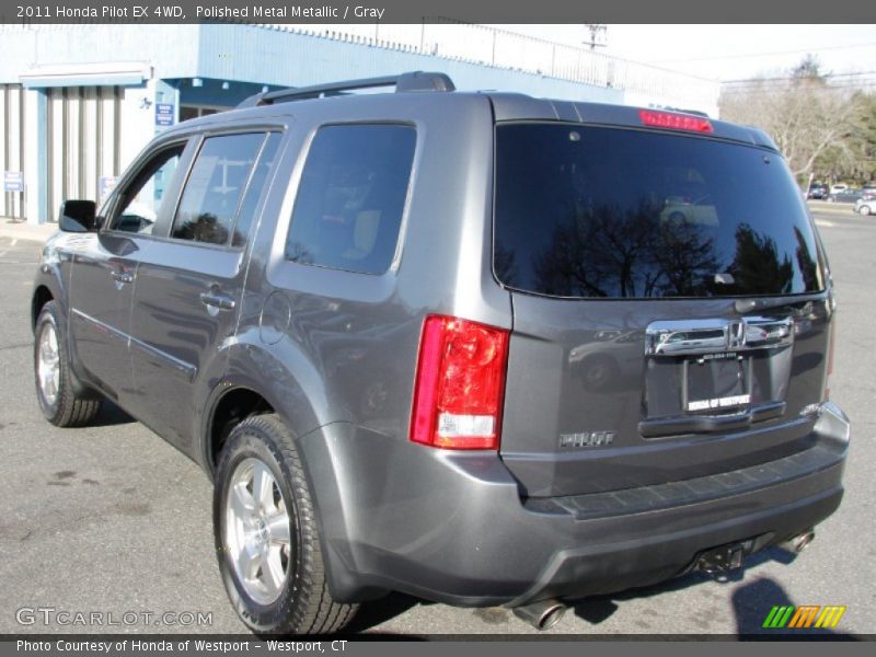 Polished Metal Metallic / Gray 2011 Honda Pilot EX 4WD