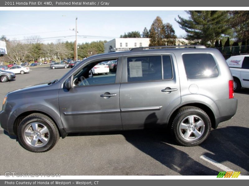 Polished Metal Metallic / Gray 2011 Honda Pilot EX 4WD