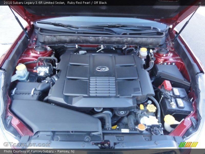  2010 Legacy 3.6R Limited Sedan Engine - 3.6 Liter DOHC 24-Valve VVT Flat 6 Cylinder