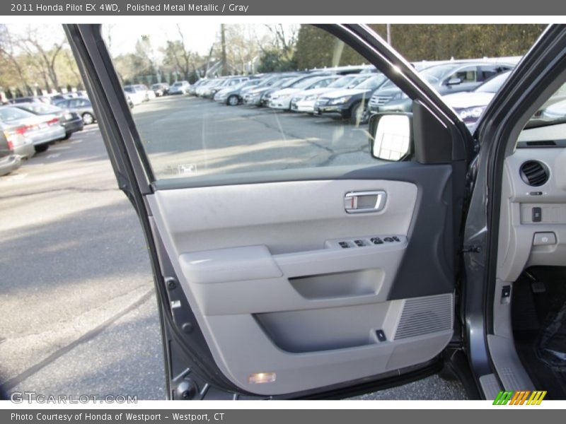 Polished Metal Metallic / Gray 2011 Honda Pilot EX 4WD