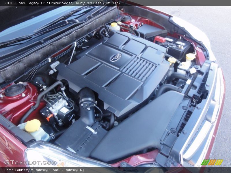  2010 Legacy 3.6R Limited Sedan Engine - 3.6 Liter DOHC 24-Valve VVT Flat 6 Cylinder