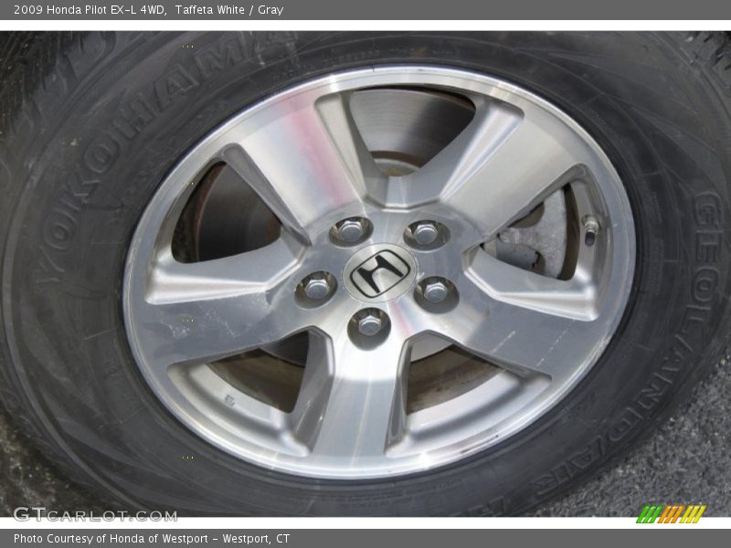 Taffeta White / Gray 2009 Honda Pilot EX-L 4WD