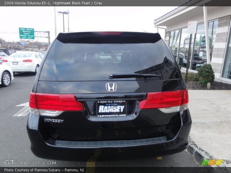 Nighthawk Black Pearl / Gray 2009 Honda Odyssey EX-L