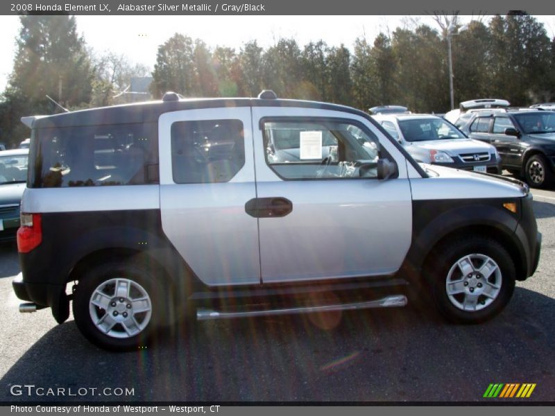 Alabaster Silver Metallic / Gray/Black 2008 Honda Element LX