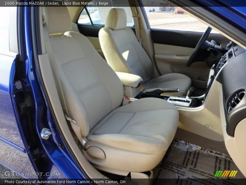 Lapis Blue Metallic / Beige 2006 Mazda MAZDA6 i Sedan