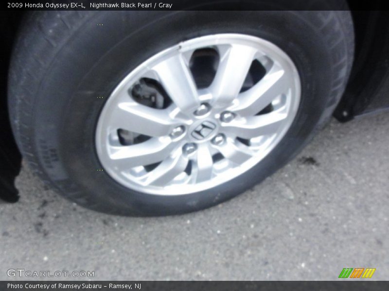 Nighthawk Black Pearl / Gray 2009 Honda Odyssey EX-L