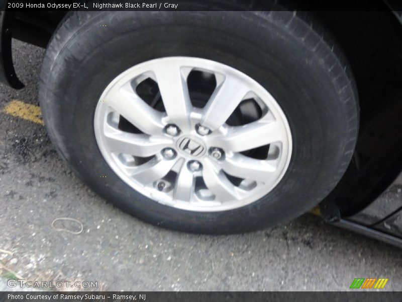 Nighthawk Black Pearl / Gray 2009 Honda Odyssey EX-L