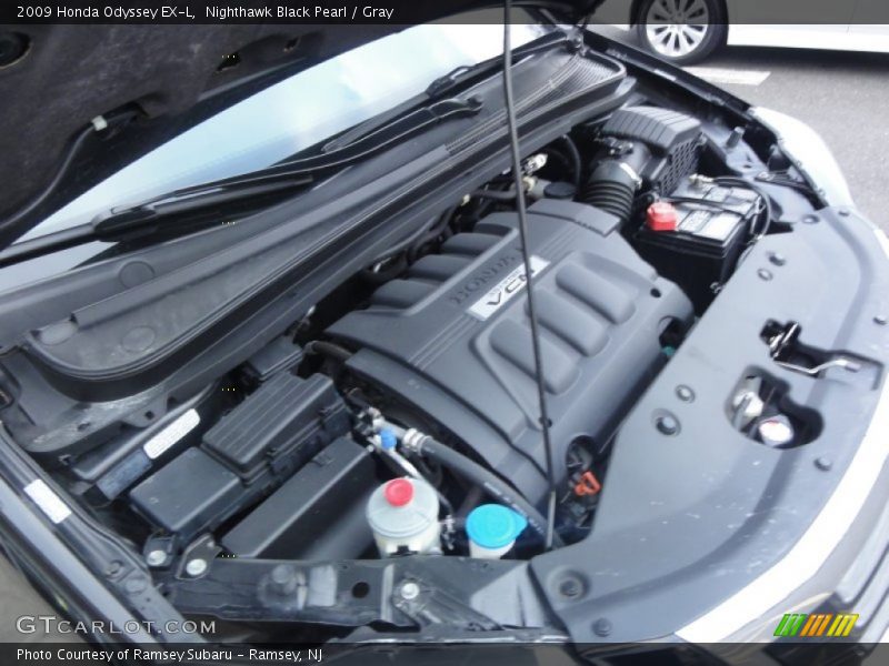 Nighthawk Black Pearl / Gray 2009 Honda Odyssey EX-L