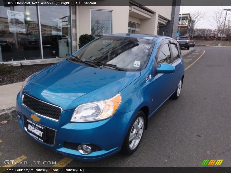 Bright Blue / Charcoal 2009 Chevrolet Aveo Aveo5 LT
