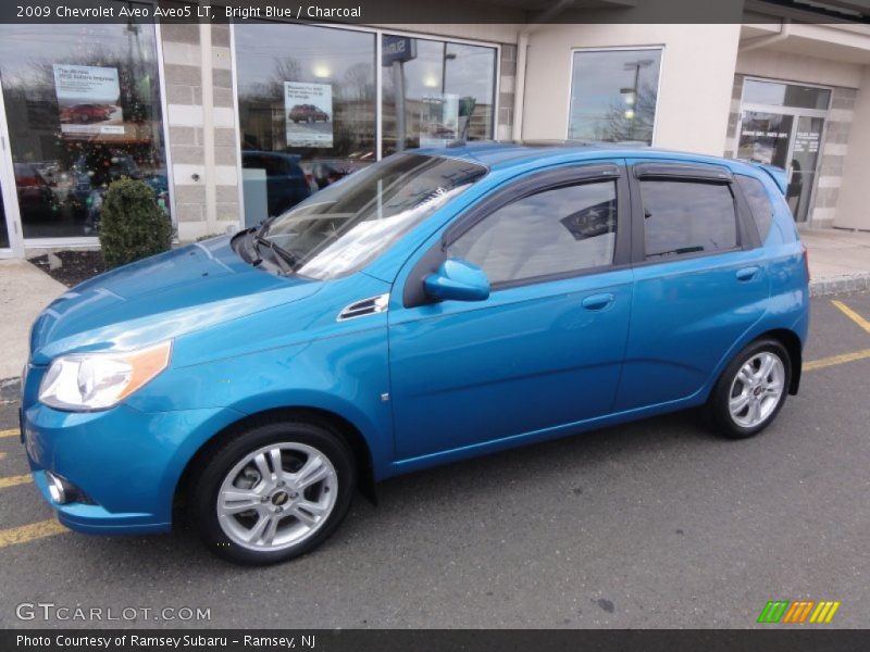 Bright Blue / Charcoal 2009 Chevrolet Aveo Aveo5 LT