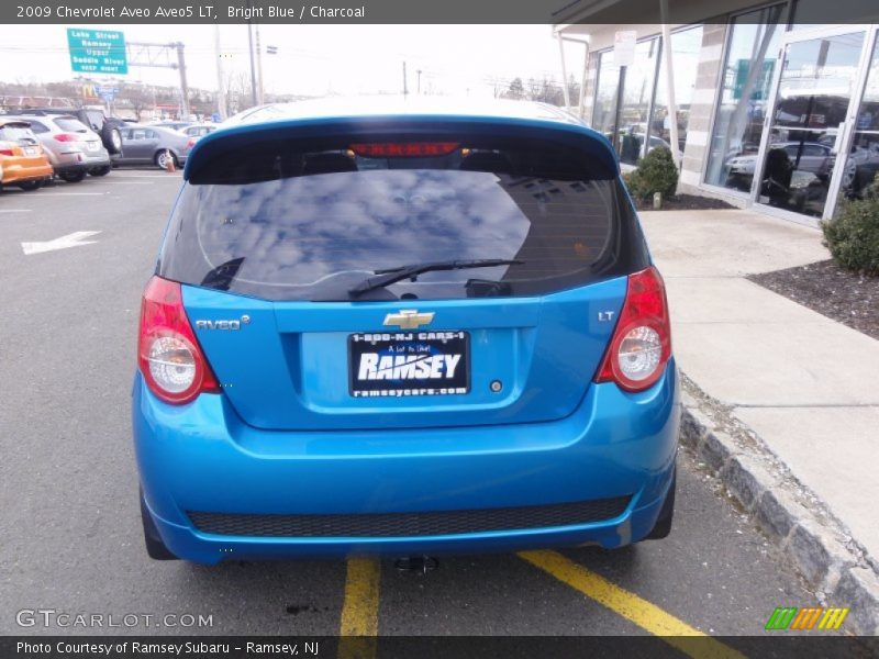 Bright Blue / Charcoal 2009 Chevrolet Aveo Aveo5 LT