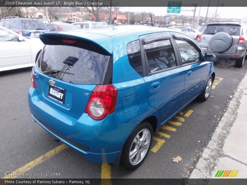 Bright Blue / Charcoal 2009 Chevrolet Aveo Aveo5 LT