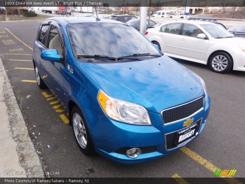 Bright Blue / Charcoal 2009 Chevrolet Aveo Aveo5 LT