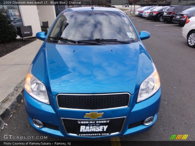 Bright Blue / Charcoal 2009 Chevrolet Aveo Aveo5 LT