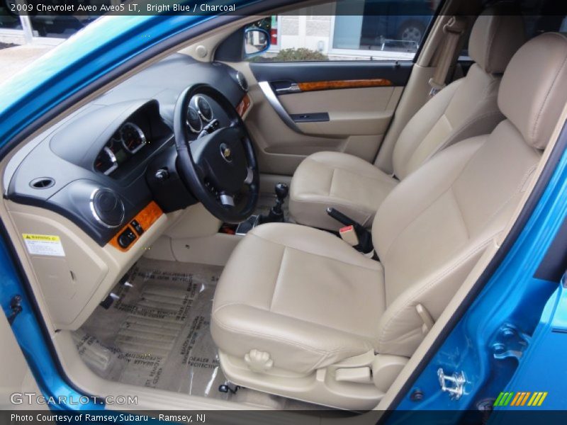 Bright Blue / Charcoal 2009 Chevrolet Aveo Aveo5 LT