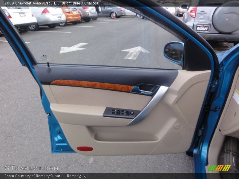 Bright Blue / Charcoal 2009 Chevrolet Aveo Aveo5 LT