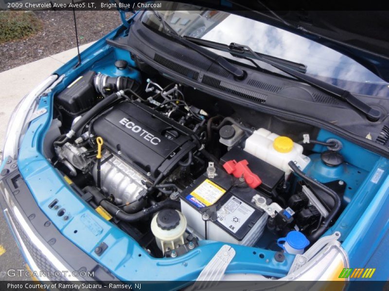 Bright Blue / Charcoal 2009 Chevrolet Aveo Aveo5 LT