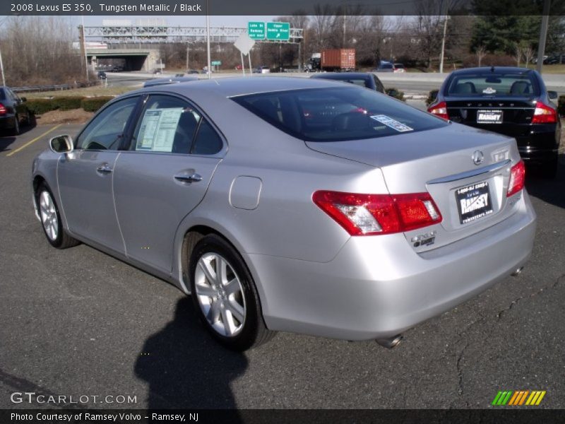 Tungsten Metallic / Black 2008 Lexus ES 350