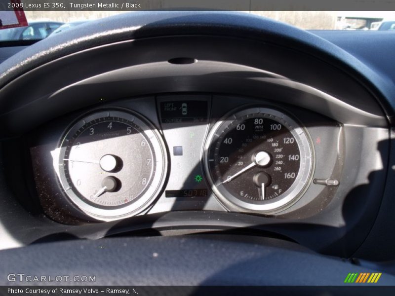 Tungsten Metallic / Black 2008 Lexus ES 350
