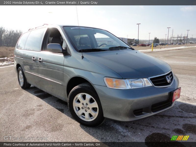 Granite Green Metallic / Quartz Gray 2002 Honda Odyssey EX-L