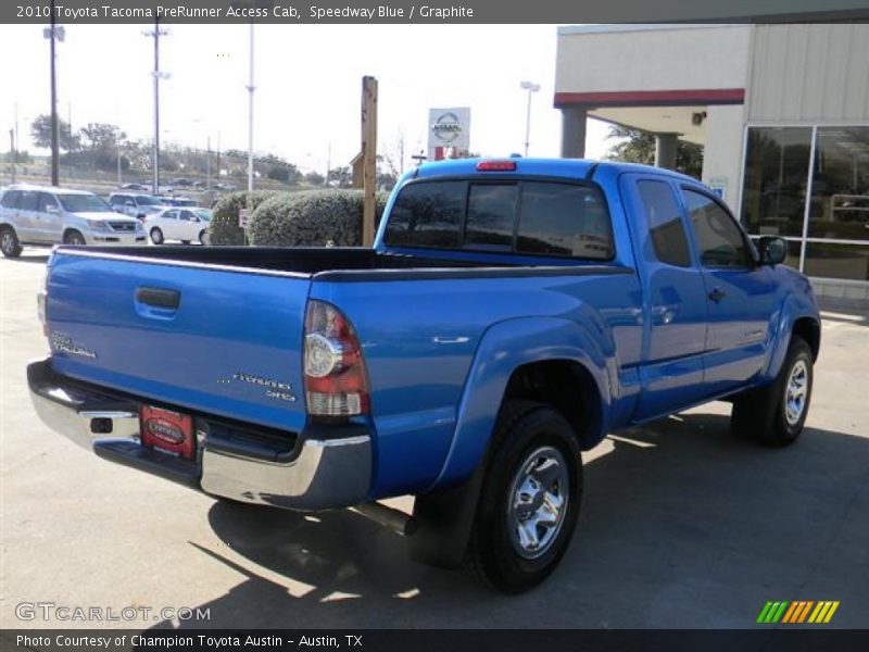 Speedway Blue / Graphite 2010 Toyota Tacoma PreRunner Access Cab