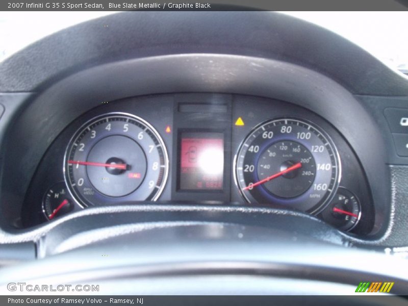 Blue Slate Metallic / Graphite Black 2007 Infiniti G 35 S Sport Sedan
