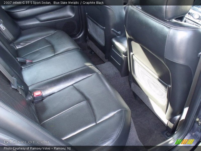Blue Slate Metallic / Graphite Black 2007 Infiniti G 35 S Sport Sedan