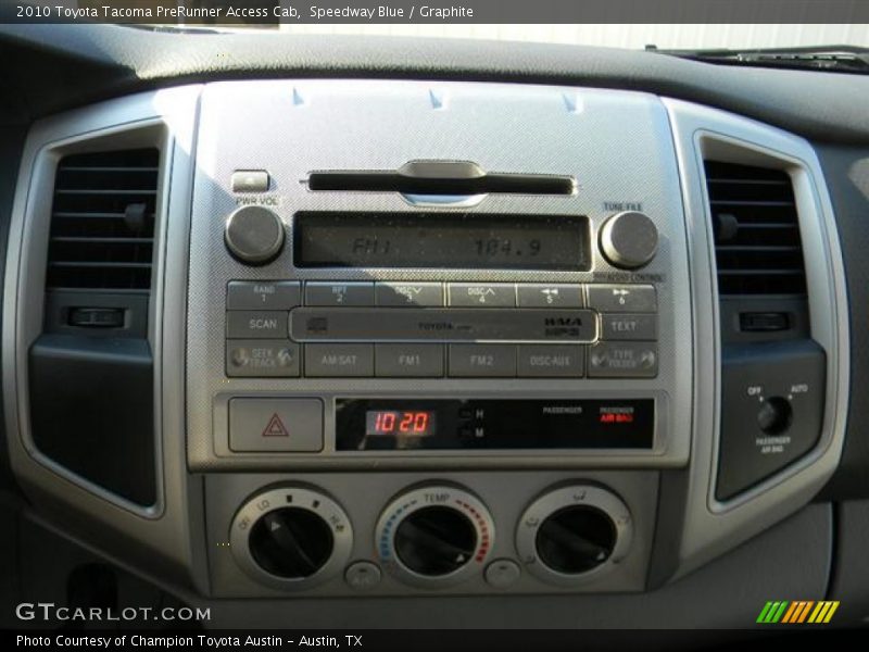 Speedway Blue / Graphite 2010 Toyota Tacoma PreRunner Access Cab