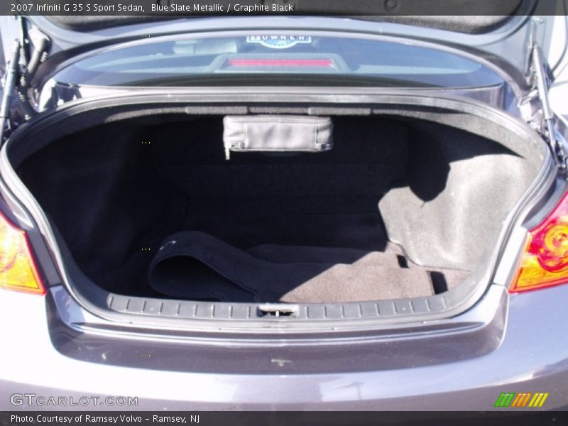 Blue Slate Metallic / Graphite Black 2007 Infiniti G 35 S Sport Sedan