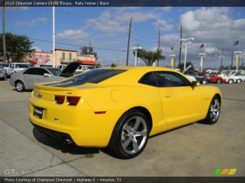 Rally Yellow / Black 2010 Chevrolet Camaro LT/RS Coupe