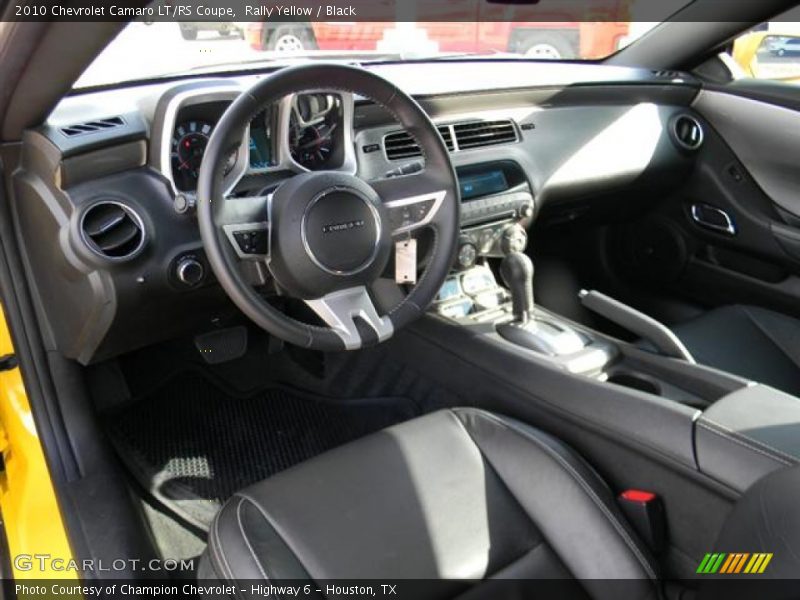 Black Interior - 2010 Camaro LT/RS Coupe 