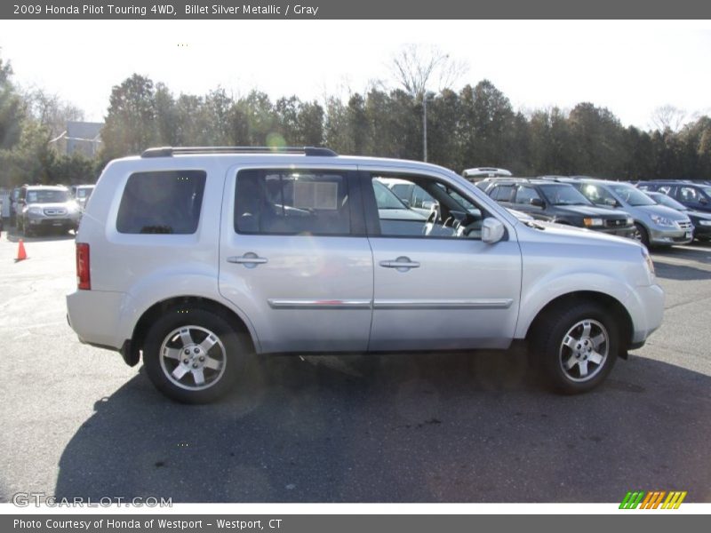 Billet Silver Metallic / Gray 2009 Honda Pilot Touring 4WD