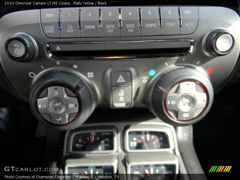 Controls of 2010 Camaro LT/RS Coupe