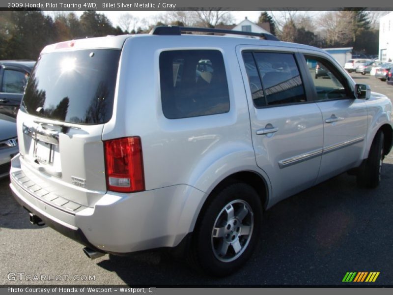 Billet Silver Metallic / Gray 2009 Honda Pilot Touring 4WD