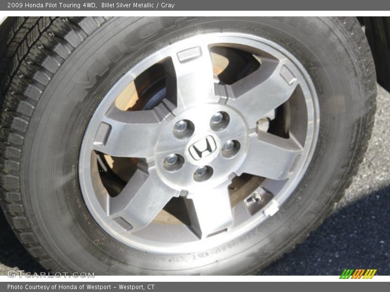 Billet Silver Metallic / Gray 2009 Honda Pilot Touring 4WD
