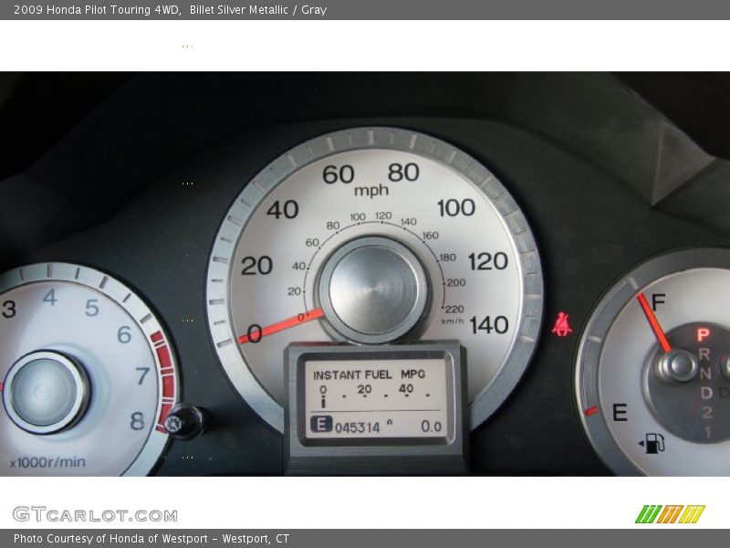 Billet Silver Metallic / Gray 2009 Honda Pilot Touring 4WD