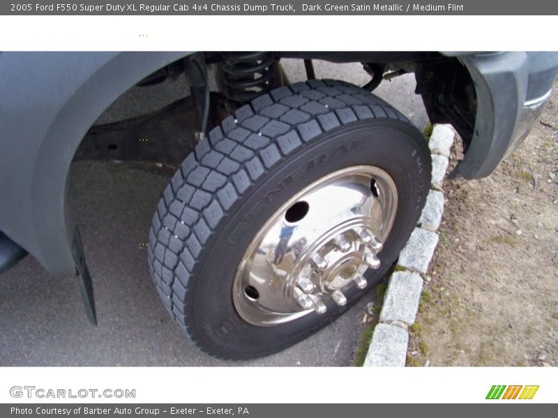  2005 F550 Super Duty XL Regular Cab 4x4 Chassis Dump Truck Wheel