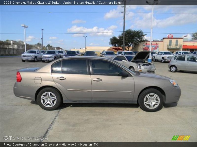 Amber Bronze Metallic / Cashmere Beige 2008 Chevrolet Malibu Classic LS Sedan