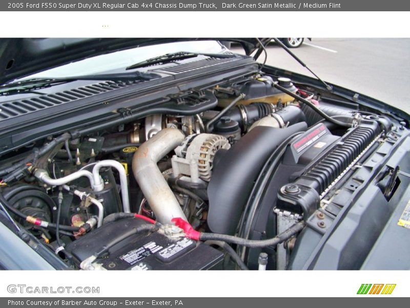  2005 F550 Super Duty XL Regular Cab 4x4 Chassis Dump Truck Engine - 6.0 Liter OHV 32-Valve Power Stroke Turbo Diesel V8