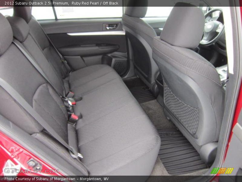Ruby Red Pearl / Off Black 2012 Subaru Outback 2.5i Premium