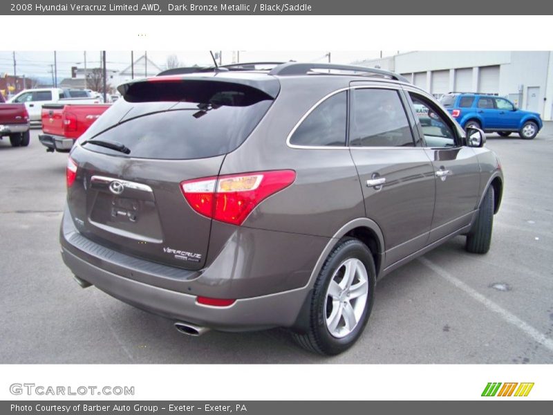 Dark Bronze Metallic / Black/Saddle 2008 Hyundai Veracruz Limited AWD